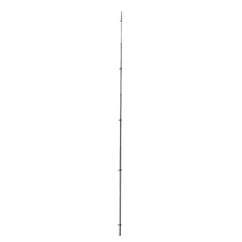 Rupp 15-Foot Aluminum Center Rigger Pole – Silver Finish [A0-1500-Crp] 1