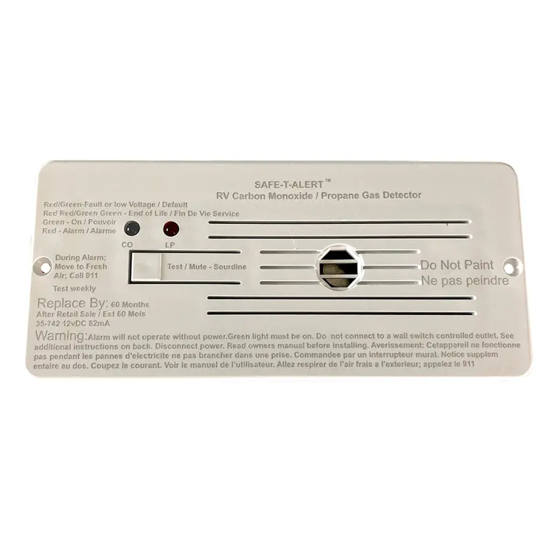 Safe-T-Alert 35-Series Flush-Mount Co & Propane Alarm – White Housing – Model 35-742-Wht 1