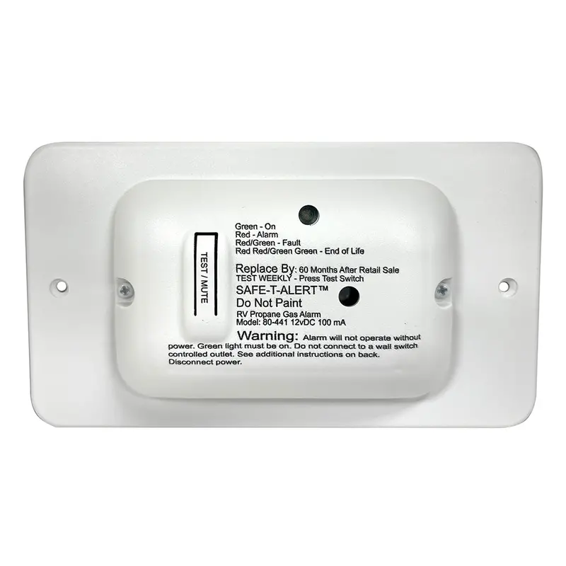 Safe-T-Alert 80-Series White 12V Propane Gas Detector – 80-441-Wt-Tr 1