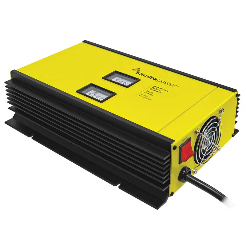 Samlex Sec-2440Ul 40A 2-Bank 24V Battery Charger – 3-Stage W/ Temp Sensor & Lug Terminals 1