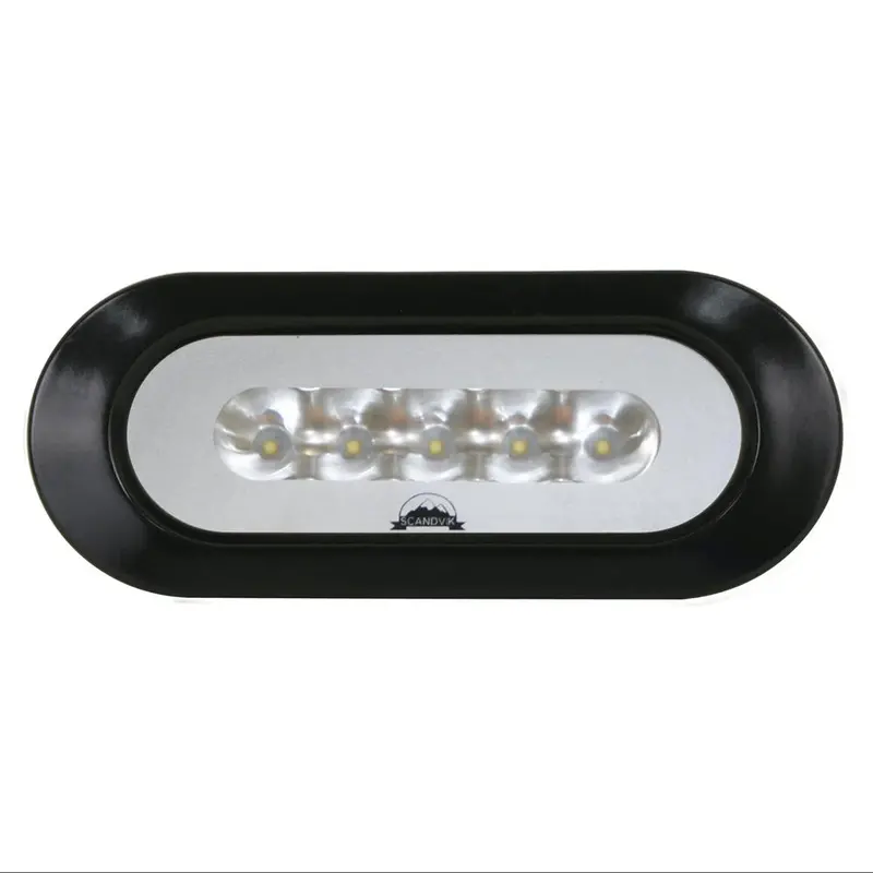 Scandvik Black Flush-Mount Spreader Light [41356P] 1