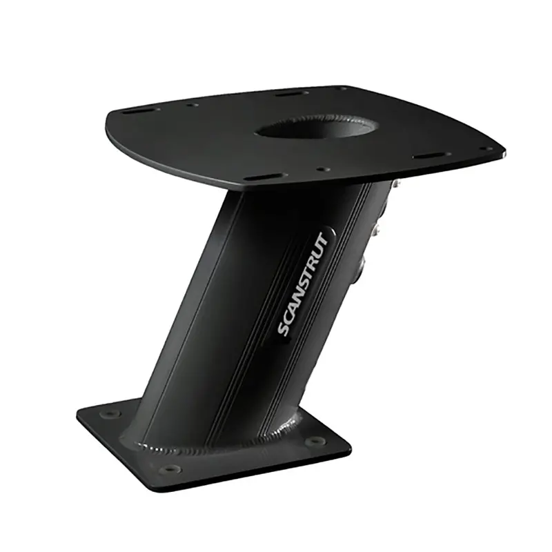 Scanstrut Apt-250-01-Blk Aluminum Powertower Radar Mount – 10-Inch Aft-Leaning, Black [Apt-250-01-Blk] 1