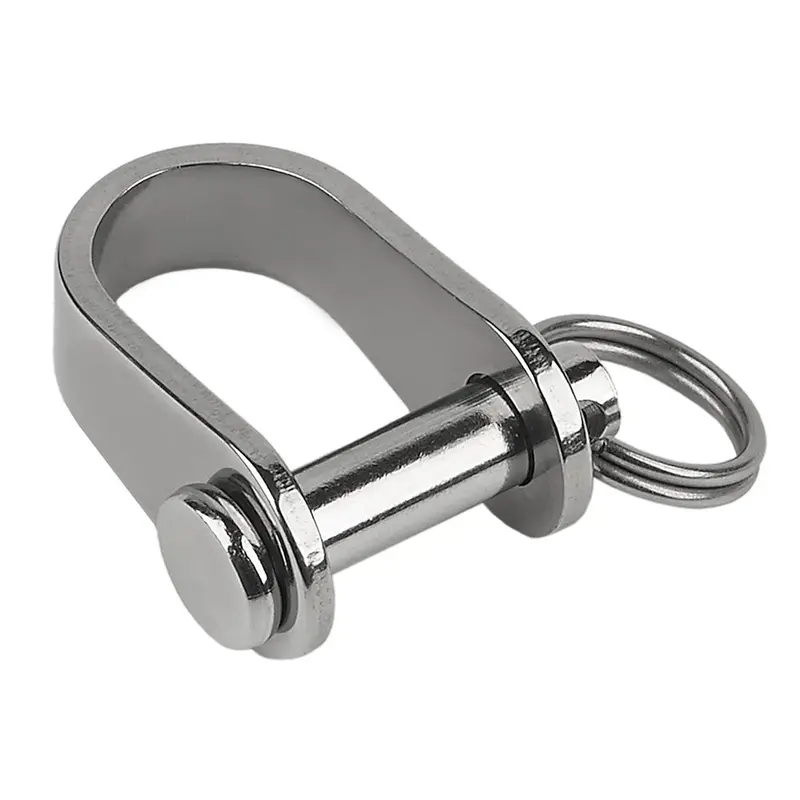 Schaefer 1/4-Inch Stamped D-Shackle – Stainless Steel (Model 93-33) 1