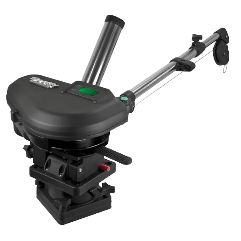Scotty 2106 Hp Depthpower Electric Downrigger With 60-Inch Stainless Steel Telescoping Boom, Swivel Base, And Single Rod Holder 1