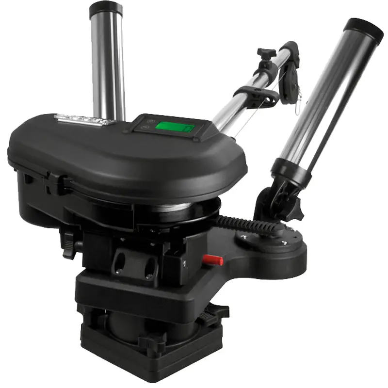 Scotty 2116 Hp Depthpower Electric Downrigger With 60-Inch Stainless Steel Telescoping Boom, Swivel Base, And Dual Rod Holders 1