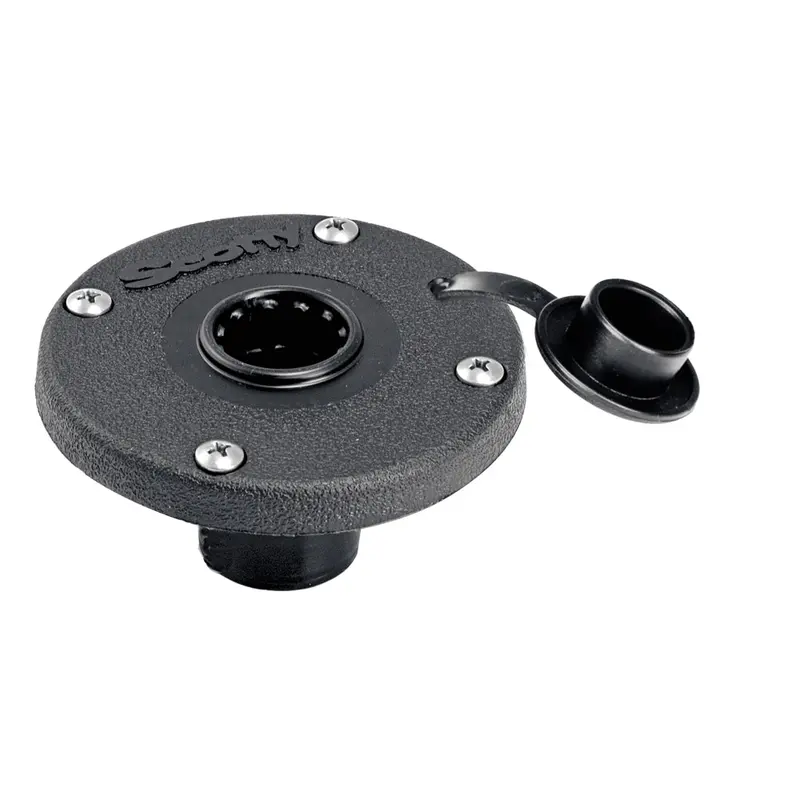 Scotty 344 Round Flush Deck Mount Kit – Black [344-Bk] 1