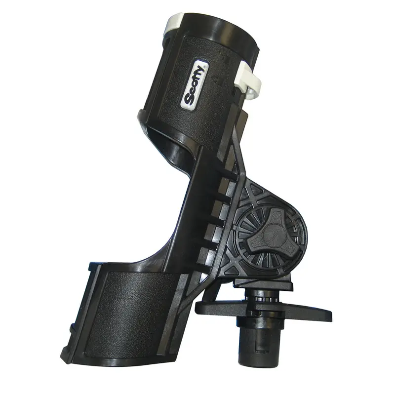Scotty Orca Rod Holder With 244 Flush-Mount Deck Base – Black [401-Bk] 1