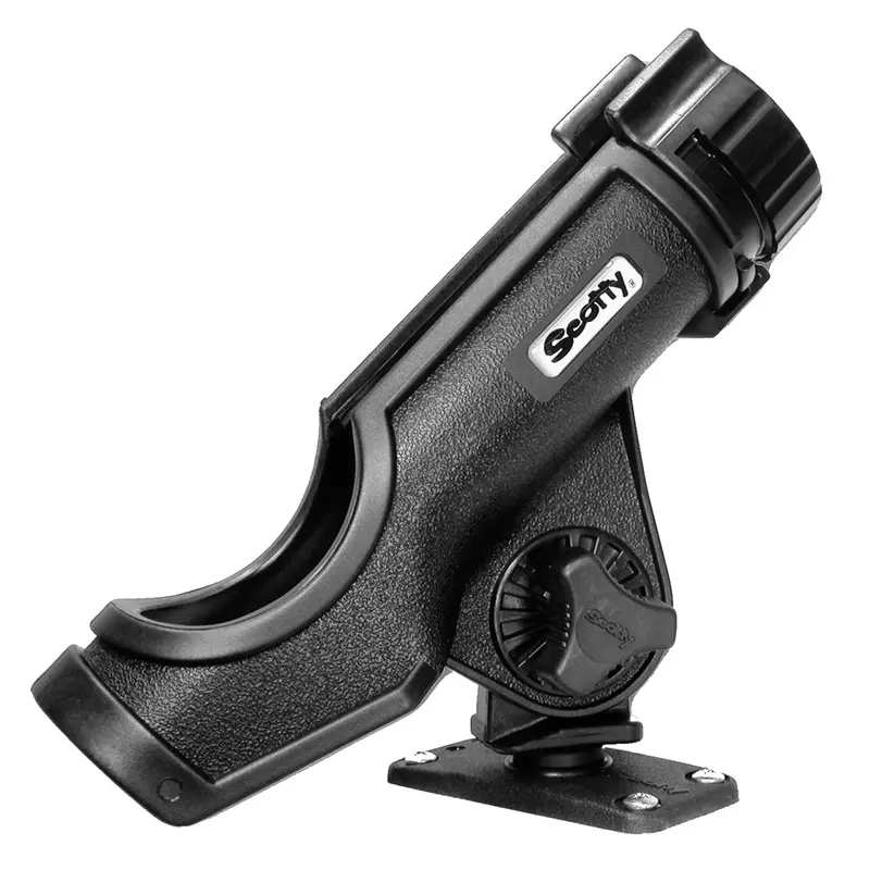 Scotty Powerlock Rod Holder – Black, Includes 244 Flush Deck Mount [231-Bk] 1
