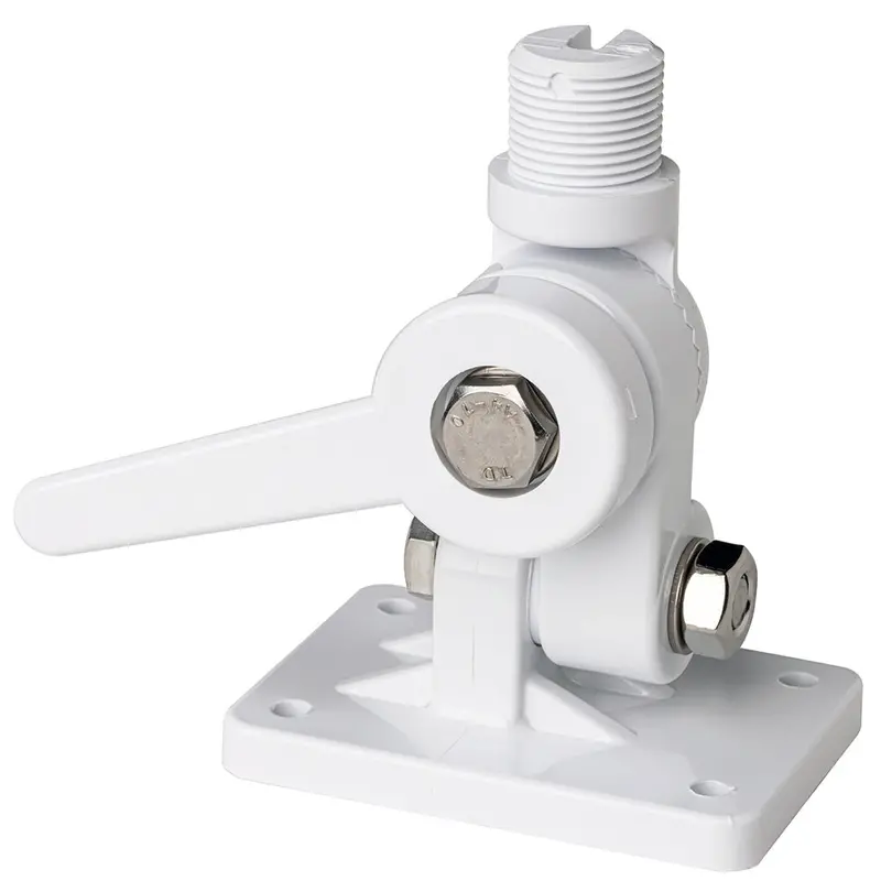 Scout Pf Ac Nbase001 White Four-Way Adjustable Nylon Ratchet Mount 1