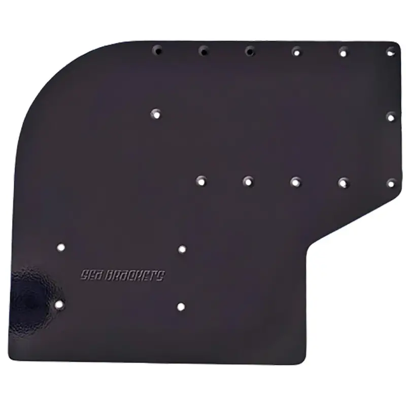 Sea Brackets Large Offset Trolling Motor Bracket For Garmin Kraken – Black [Sea2308-Blk] 1