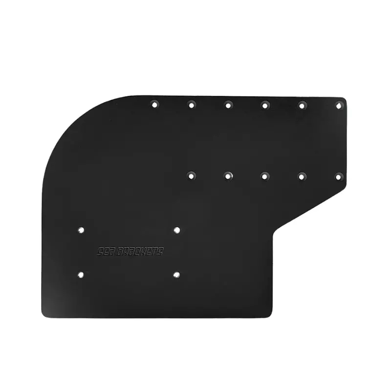 Sea Brackets Small Offset Trolling Motor Mount For Garmin Kraken – Black [Sea2311-Blk] 1