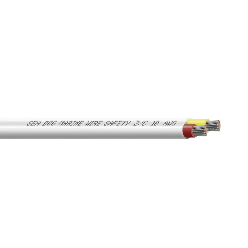 Sea-Dog 10/2 Awg Red/Yellow Flat Duplex Safety Wire – 25-Foot Spool [8010220] 1