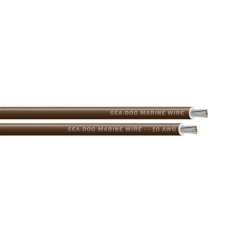 Sea-Dog 10 Awg Brown Marine Primary Wire – 25-Foot Spool [8010070] 1
