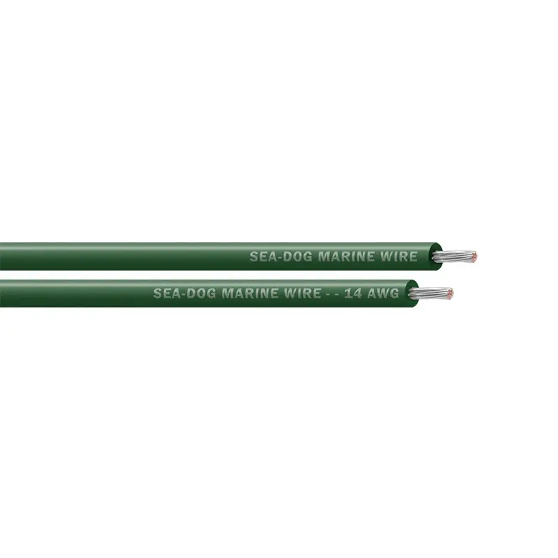 Sea-Dog 14 Awg Green Marine Primary Wire – 100-Foot Spool (Model 8014042) 1