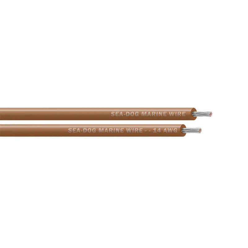 Sea-Dog 14 Awg Tan Marine Primary Wire – 100-Foot Spool [8014122] 1