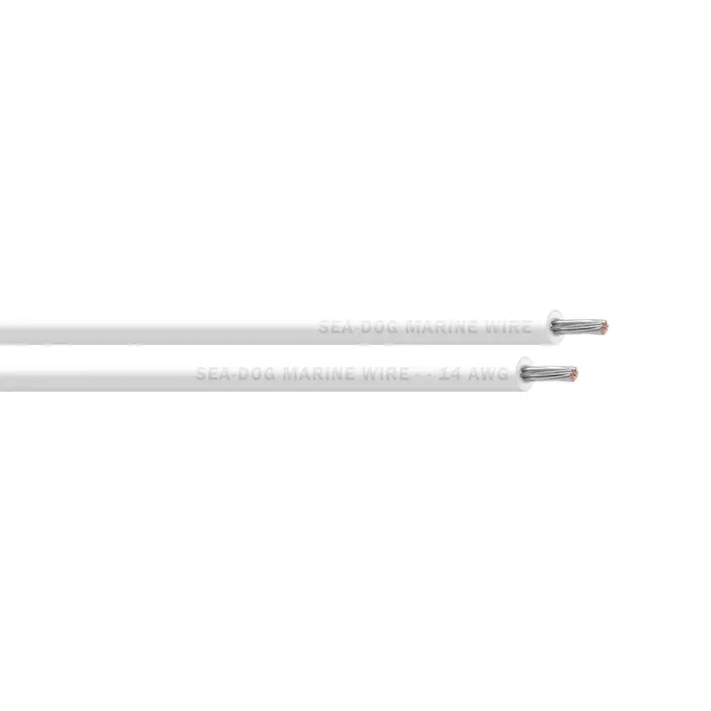 Sea-Dog 14 Awg White Marine Primary Wire – 100-Foot Spool [8014052] 1