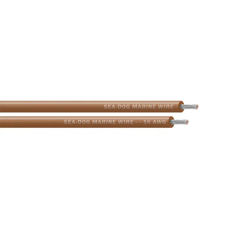 Sea-Dog 16 Awg Tan Marine Primary Wire – 25-Foot Spool [8016120] 1