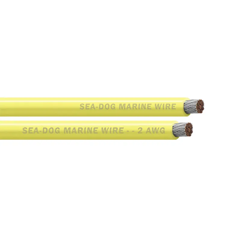 Sea-Dog 2 Awg Yellow Marine Battery Cable – 400-Foot Spool 1
