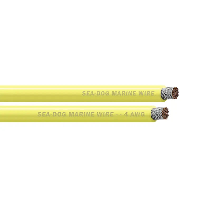 Sea-Dog 4 Awg Yellow Marine Battery Cable – 250-Foot Spool 1