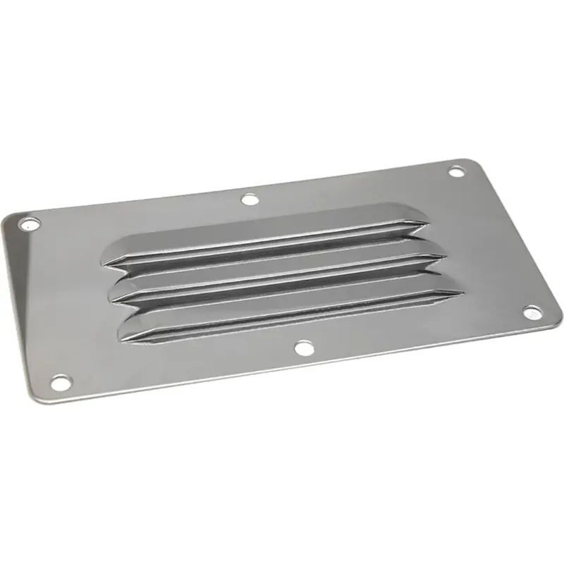 Sea-Dog 5" X 2-5/8" Stainless Steel Louvered Vent – Narrow Marine Air Intake [331380-1] 1