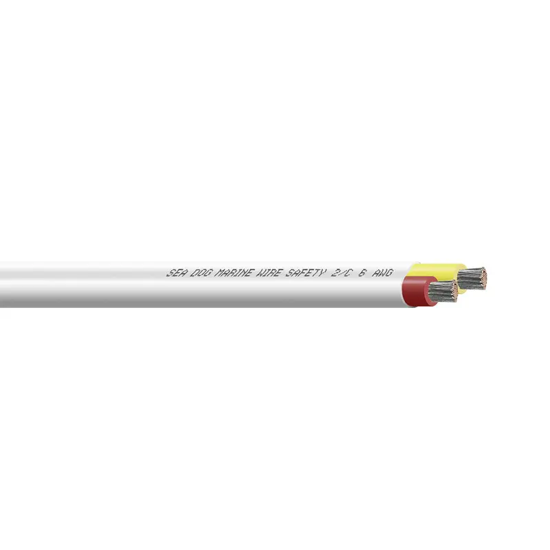 Sea-Dog 6/2 Awg Flat Duplex Safety Wire – Red/Yellow, 50-Foot Spool [8006221] 1