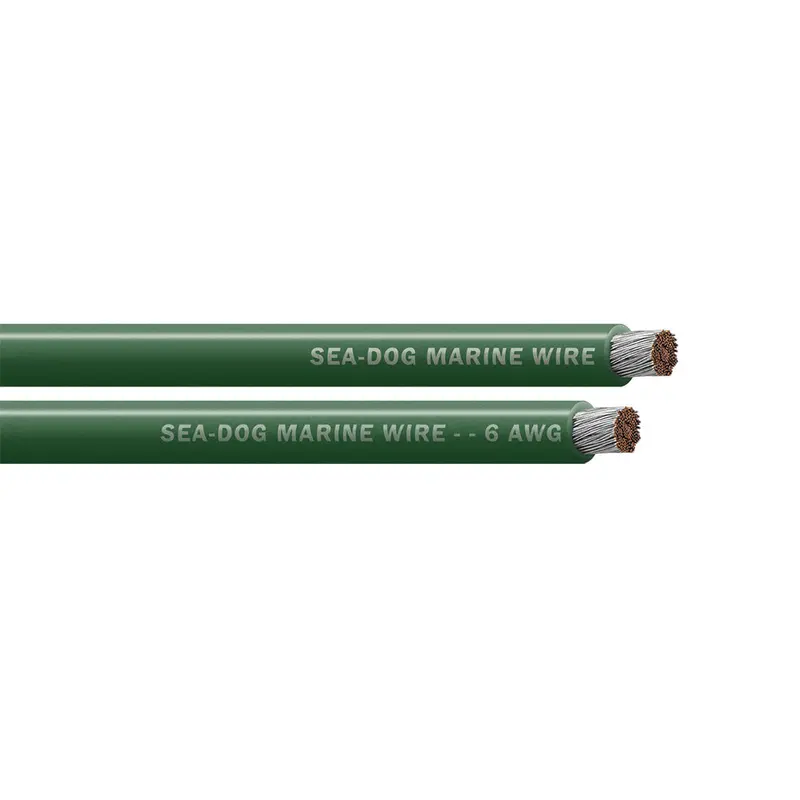 Sea-Dog 6 Awg Green Marine Battery Cable – 500-Foot Roll (Model 8006047) 1