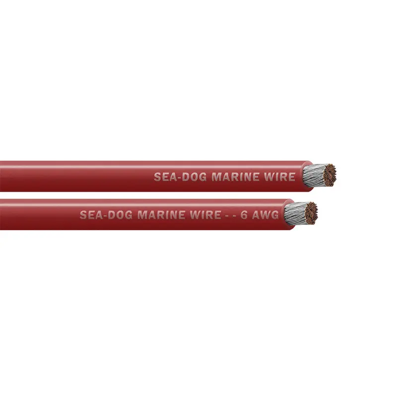 Sea-Dog 6 Awg Red Marine Battery Cable – 500-Foot Roll (Model 8006027) 1