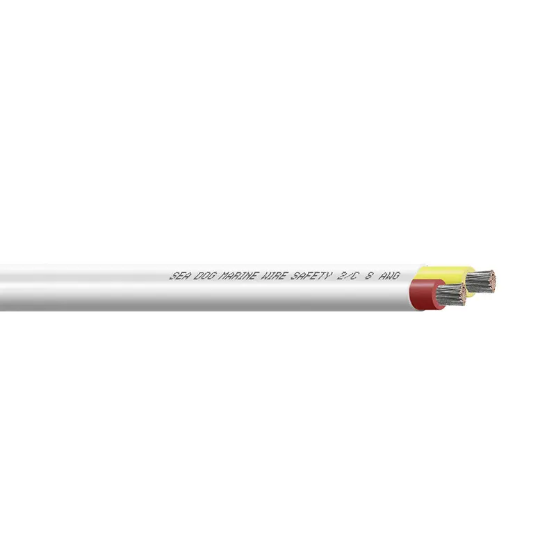 Sea-Dog 8/2 Awg Flat Duplex Safety Wire – Red/Yellow, 100-Foot Spool [8008222] 1