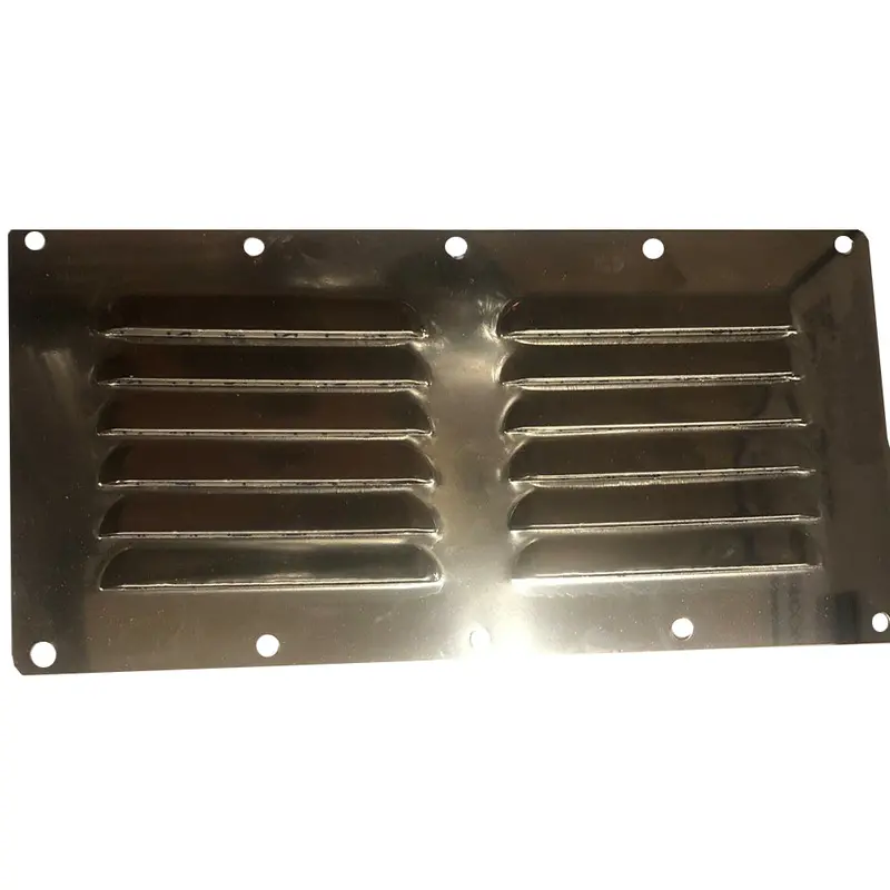 Sea-Dog 9-1/8" X 4-5/8" Stainless Steel Louvered Vent – Rectangular Deck Vent [331400-1] 1