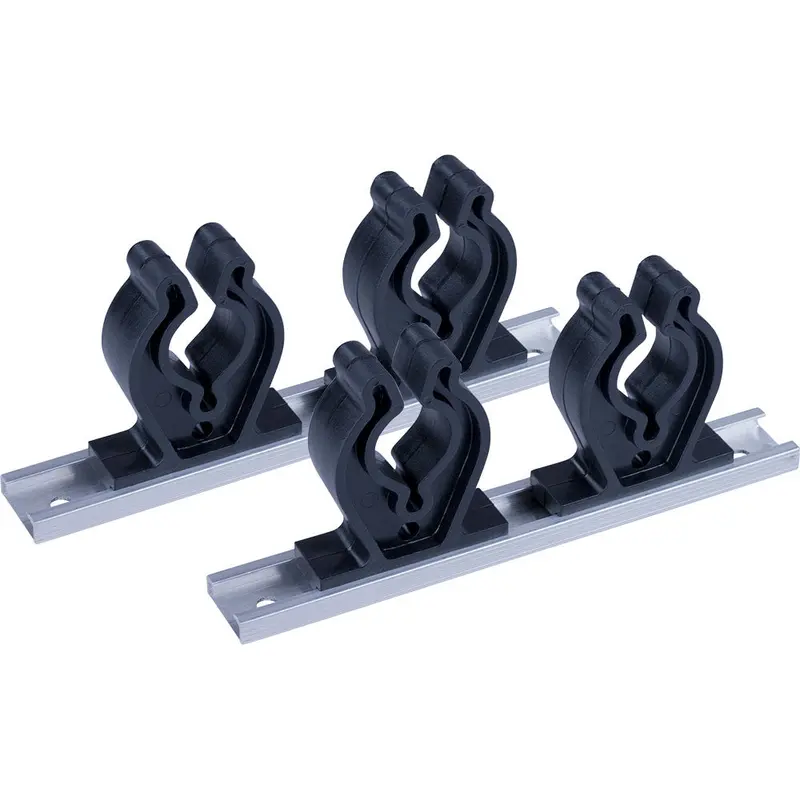 Sea-Dog Adjustable Track-Mount Rod Holder With 7-Inch Rails And 4 Rod Clips (Model 325044-1) 1