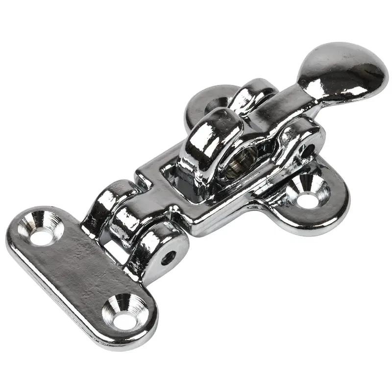 Sea-Dog Anti-Rattle Latch – Sand-Cast Chrome-Plated Brass 1