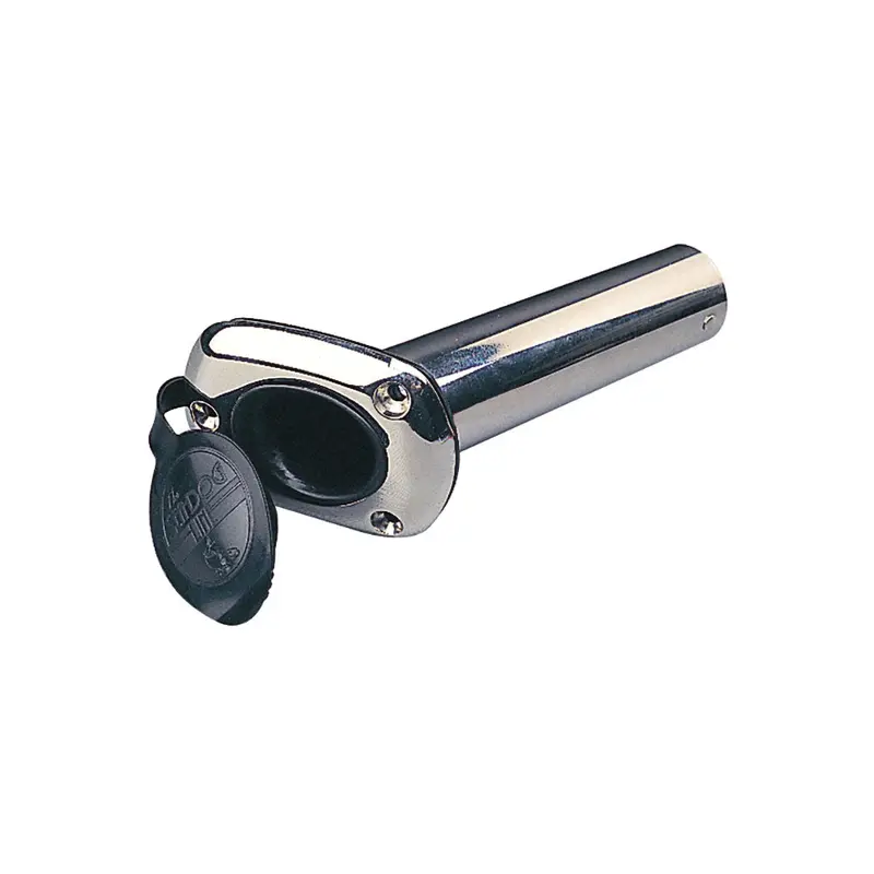 Sea-Dog Cast Stainless Steel 30-Degree Flush-Mount Rod Holder With Cap – 325235-1 1
