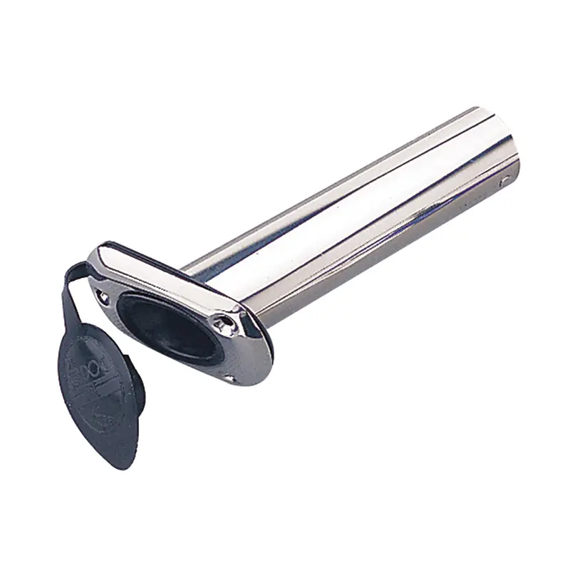 Sea-Dog Stainless Steel 30-Degree Flush-Mount Rod Holder With Cap – 325175-1 1