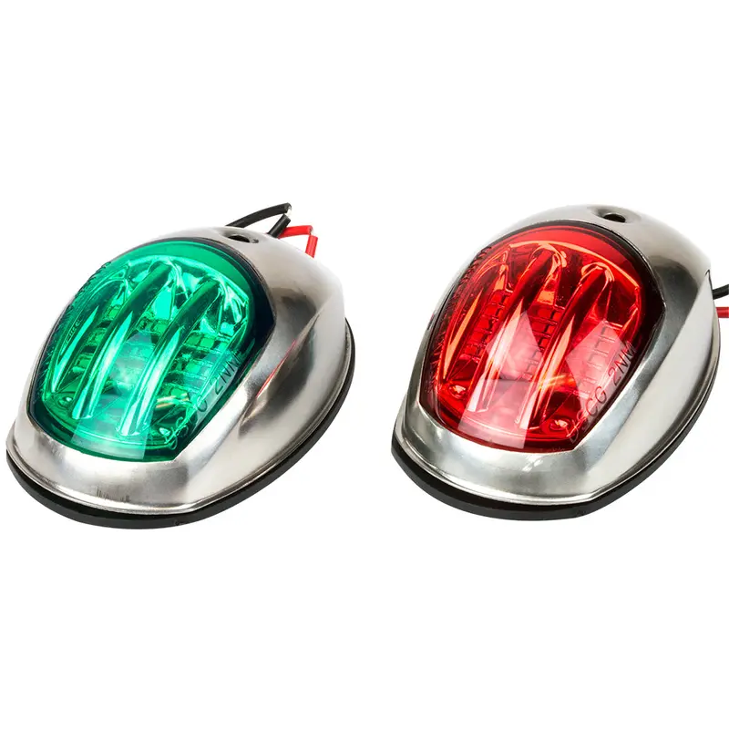 Sea-Dog Stainless Steel Dual-Position Led Navigation Lights – Port & Starboard [400070-1] 1