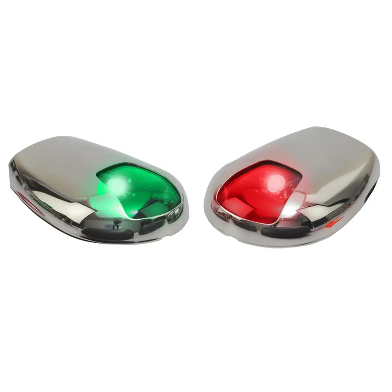 Sea-Dog Stainless Steel Side-Mount Led Navigation Lights – Port & Starboard, 2-Nautical-Mile Visibility [400079-1] 1