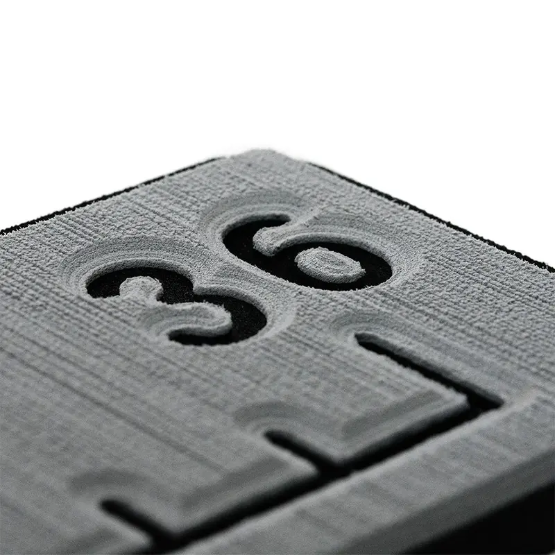 Seadek 36" Routed Ruler Mat – 6Mm Brushed Texture In Storm Grey & Black [53583-80066] 1