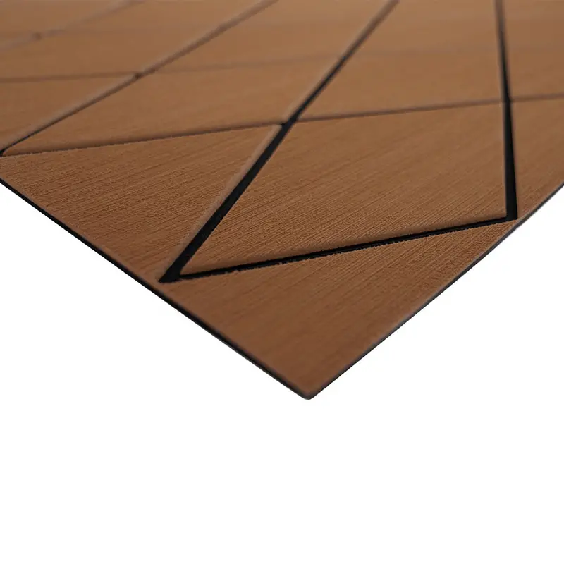 Seadek Diamond-Tread Marine Decking Sheet – 40" X 80", 6Mm Brushed Texture, Brown/Black Two-Tone – Model 56411-89905 1
