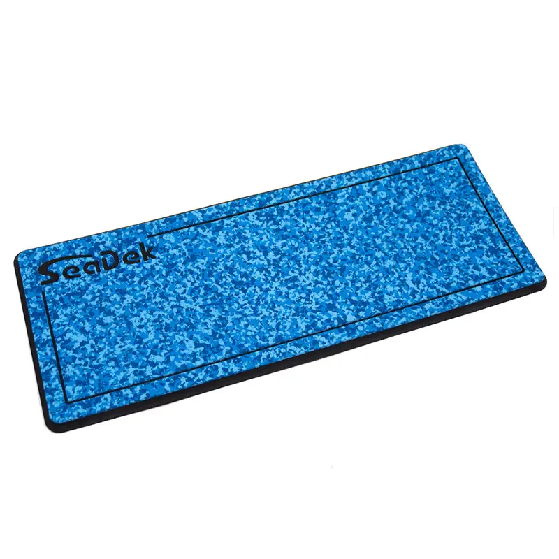 Seadek Dual-Density Small Helm Mat – 14" X 36", 20Mm Thick, Brushed Texture, Aqua Camo & Black [37925-81119] 1