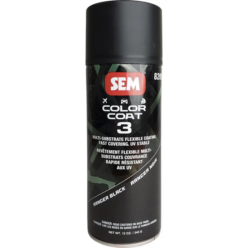 Sem Color Coat 3 Marine Paint In Ranger Black – 12 Oz Can [82053] 1