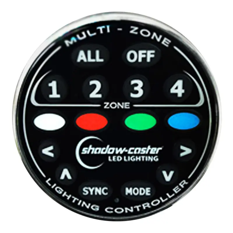 Shadow-Caster 4-Zone Round Remote Controller For Mz-Lc & Scm-Lc Systems 1