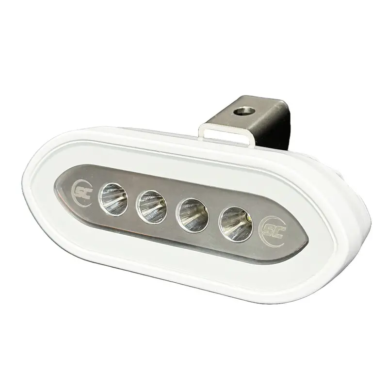 Shadow-Caster White-Housing Bracket-Mount Spreader Light – Warm White Output 1