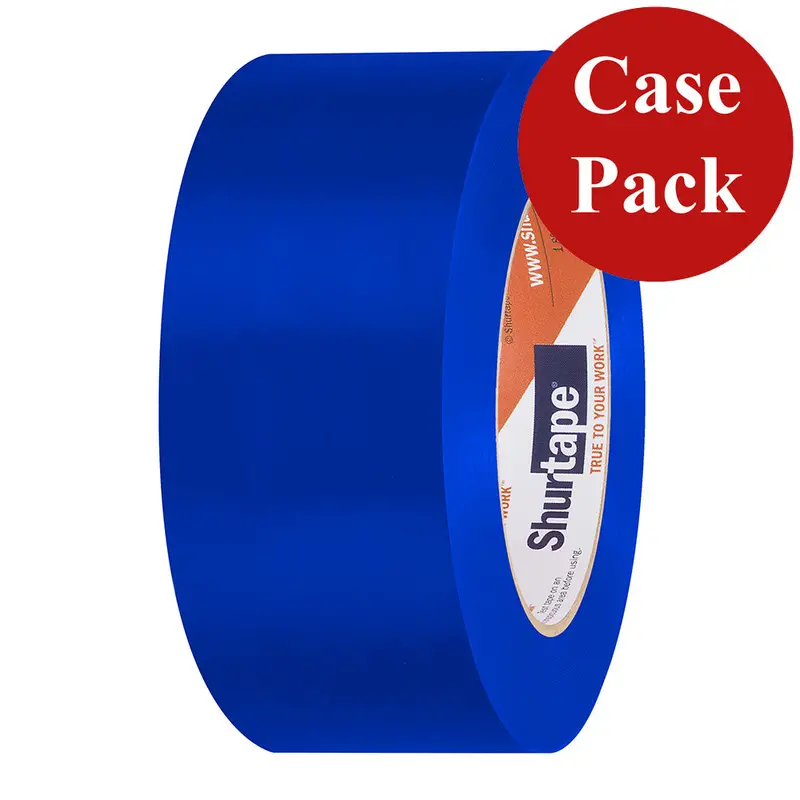 Shurtape 105746C Uv-Resistant Marine Hull Tape – 48Mm × 33M, Blue Straight Edge (Case Of 24) 1