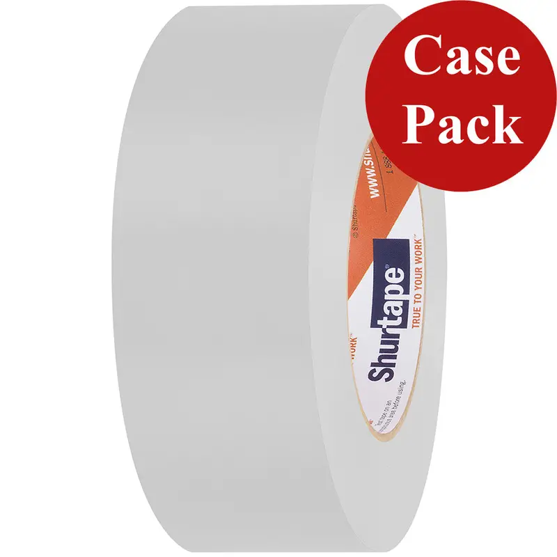 Shurtape Marine-Grade Uv-Resistant Heat Shrink Tape – 48Mm × 55M White Roll, Straight Edge (Case Of 24) [105729C] 1