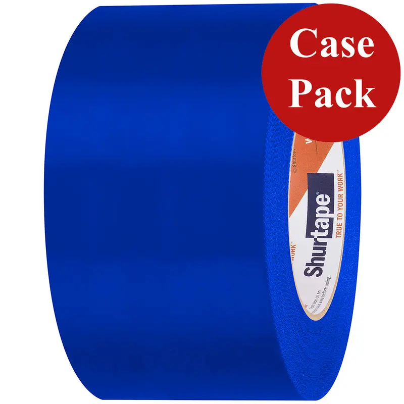 Shurtape Marine-Grade Uv-Resistant Heat Shrink Tape – 72Mm × 55M Blue Roll, Serrated Edge (Case Of 16) [105742C] 1