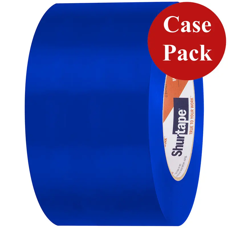 Shurtape Marine-Grade Uv-Resistant Heat Shrink Tape – 72Mm × 55M Blue Roll, Straight Edge (Case Of 16) [105739C] 1