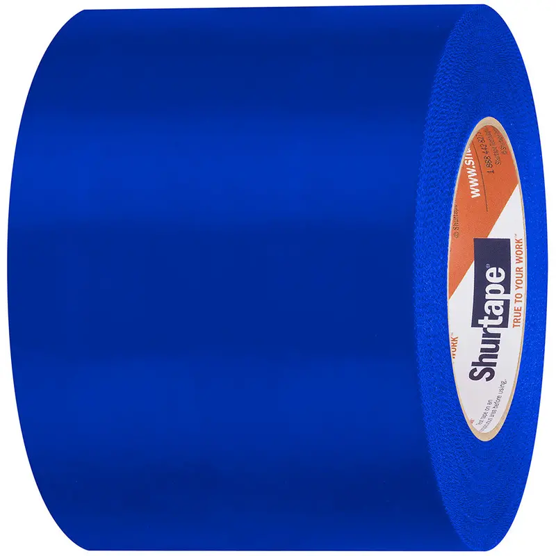 Shurtape Marine-Grade Uv-Resistant Heat Shrink Tape – 96Mm × 55M Blue Roll, Serrated Edge [105743] 1