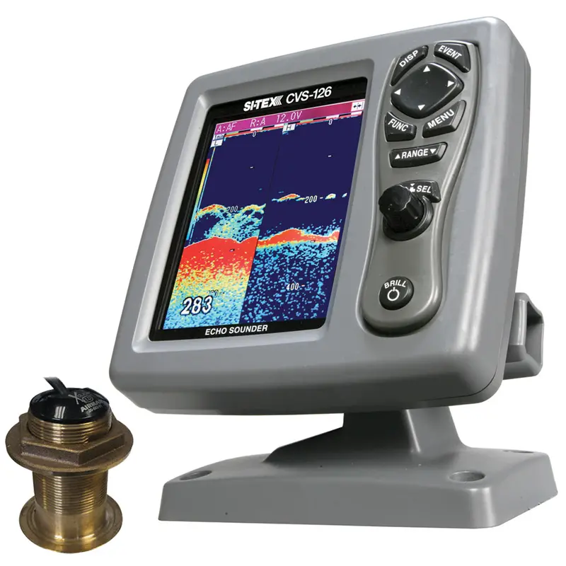 Si-Tex Cvs-126 Dual-Frequency Color Echo Sounder With B60-20 Transducer 1