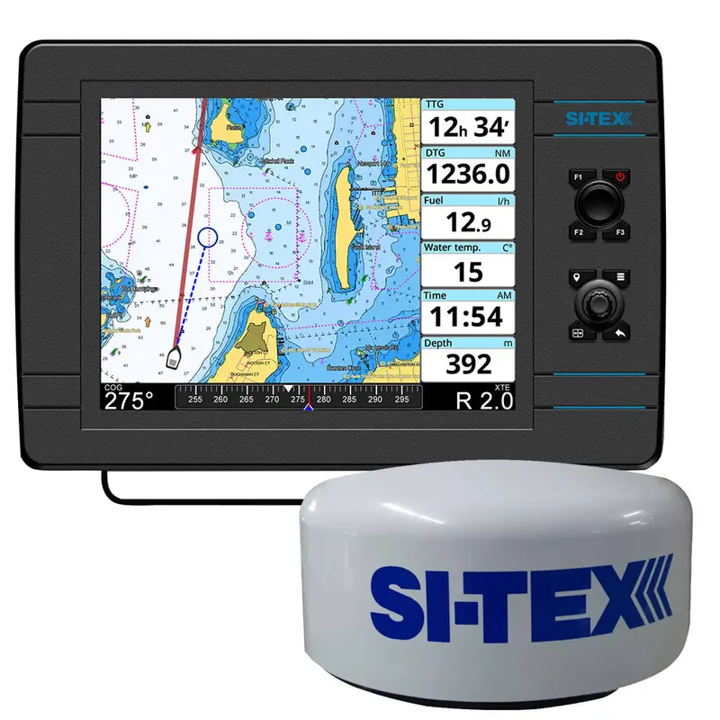 Si-Tex Navpro 1200 Radar System – 20" Hi-Res Radome With Mds-15 Wifi Module & 15M Cable 1