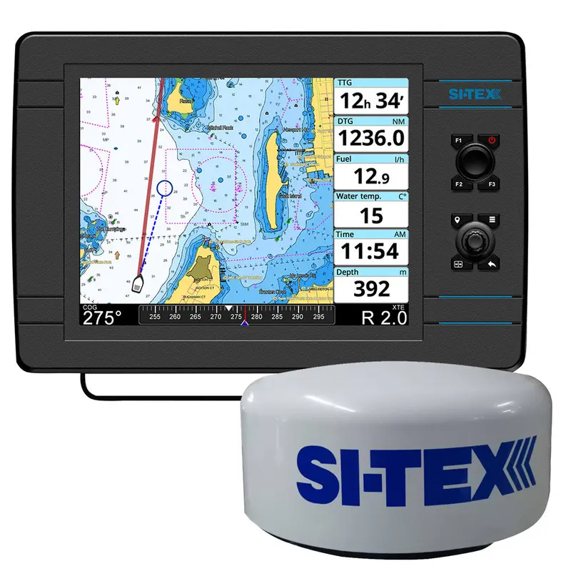 Si-Tex Navpro 1200F Radar System – 20" Hi-Res Radome With Mds-15 Wifi Module & 15M Cable 1