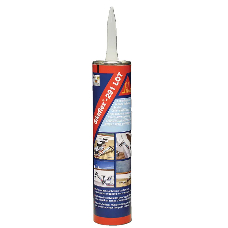 Sika Sikaflex 291 Lot Slow-Cure Polyurethane Adhesive/Sealant – 10.3 Oz (300 Ml) Cartridge – Black [90927] 1